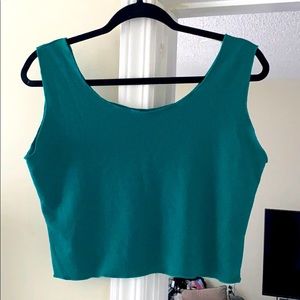 Torres | Wide Strap Scoop Neck Crop Top